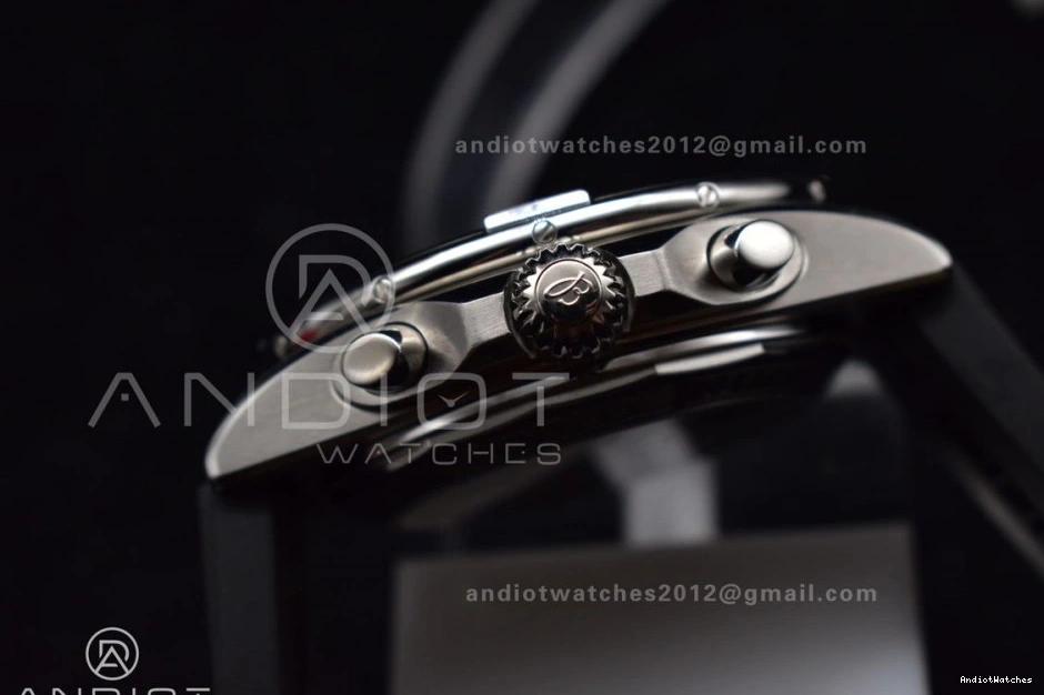 L-Silver BLS A 433 Navitimer 43mm Blk Best LE SS B01 Seasonal Version Chrono 1:1 0808